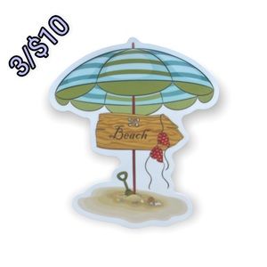 ✨3/$10✨Beach Umbrella Sticker